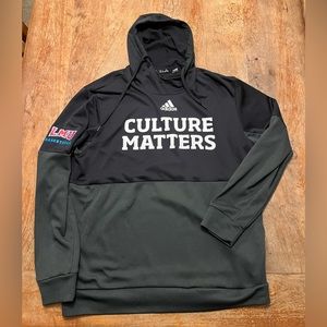 LMU Loyola Marymount Basketball CULTURE MATTERS Sweatshirt Hoodie Adidas XL
